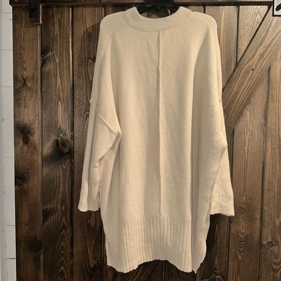 Free People Cream Crew Neck Sweater - Picture 8 of 11